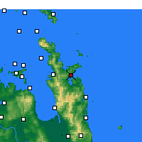 Nearby Forecast Locations - Whitianga - Map