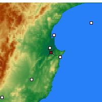 Nearby Forecast Locations - Havelock North - Map