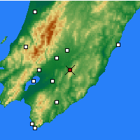 Nearby Forecast Locations - Upper Hutt - Map