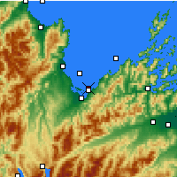 Nearby Forecast Locations - Nelson - Map