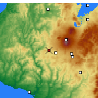 Nearby Forecast Locations - Raetihi - Map