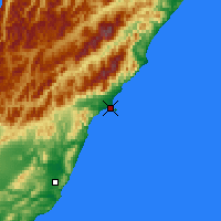 Nearby Forecast Locations - Kaikōura - Mapa