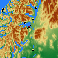 Nearby Forecast Locations - Manapouri - Map
