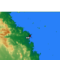 Nearby Forecast Locations - Mackay Mo - Mapa
