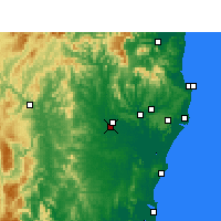 Nearby Forecast Locations - Casino - Map