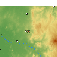 Nearby Forecast Locations - Parkes - Mapa