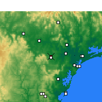 Nearby Forecast Locations - Cessnock - Map
