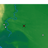 Nearby Forecast Locations - Karoonda - Mapa