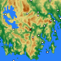 Nearby Forecast Locations - Warra - Map