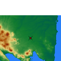 Nearby Forecast Locations - Bandar Lampung - Map
