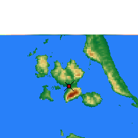 Nearby Forecast Locations - Labuha - Mapa