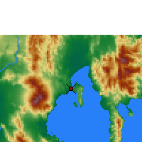 Nearby Forecast Locations - Davao - Mapa