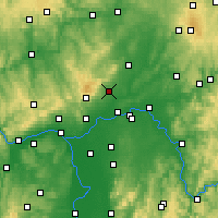 Nearby Forecast Locations - Bad Homburg - Mapa