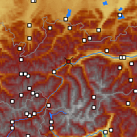Nearby Forecast Locations - Imst - Map