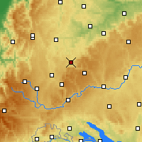 Nearby Forecast Locations - Balingen - Map