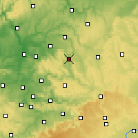 Nearby Forecast Locations - Schwäbisch Hall - Map