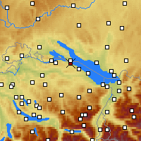 Nearby Forecast Locations - Kreuzlingen - Map