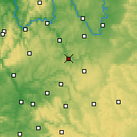 Nearby Forecast Locations - Bad Mergentheim - Mapa