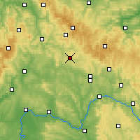 Nearby Forecast Locations - Hildburghausen - Map