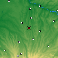 Nearby Forecast Locations - Vic-Fezensac - Map