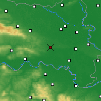 Nearby Forecast Locations - Đakovo - Map