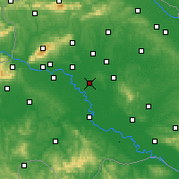 Nearby Forecast Locations - Ivanić-Grad - Mapa
