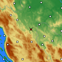 Nearby Forecast Locations - Slunj - Map