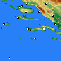 Nearby Forecast Locations - Blato - Map
