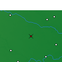Nearby Forecast Locations - Azamgarh - Mapa