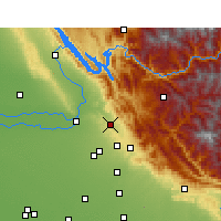 Nearby Forecast Locations - Baddi - Map