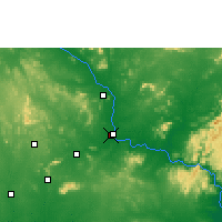 Nearby Forecast Locations - Bhadrachalam - Mapa