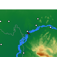 Nearby Forecast Locations - Dhubri - Mapa