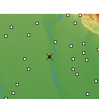 Nearby Forecast Locations - Hastinapur - Mapa