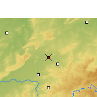 Nearby Forecast Locations - Katni - Map
