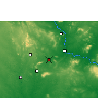 Nearby Forecast Locations - Kothagudem - Map