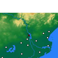 Nearby Forecast Locations - Kovvur - Mapa