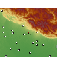 Nearby Forecast Locations - Nainital - Map