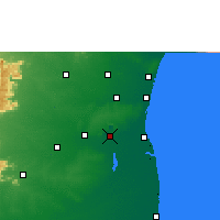 Nearby Forecast Locations - Neyveli - Map