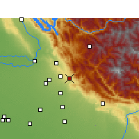 Nearby Forecast Locations - Pinjore - Mapa