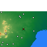Nearby Forecast Locations - Pudukkottai - Map