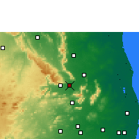 Nearby Forecast Locations - Renigunta - Mapa