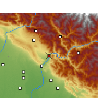 Nearby Forecast Locations - Rishikesh - Map