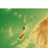 Nearby Forecast Locations - Sirohi - Mapa