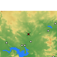 Nearby Forecast Locations - Sundergarh - Mapa