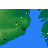 Nearby Forecast Locations - Talaja - Map