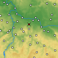 Nearby Forecast Locations - Český Brod - Map