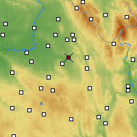 Nearby Forecast Locations - Choceň - Mapa