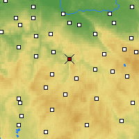 Nearby Forecast Locations - Ledeč nad Sázavou - Mapa