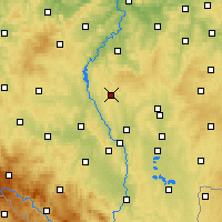 Nearby Forecast Locations - Milevsko - Map