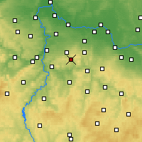 Nearby Forecast Locations - Mnichovice - Mapa